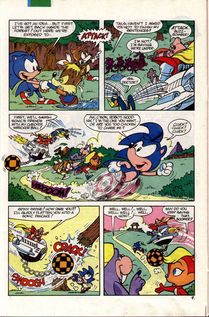 Sonic - Archie Adventure Series February 1993 Page 9
